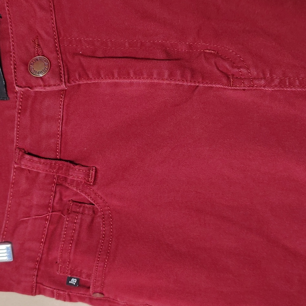 Judy Blue Burgundy Skinny Fit Jeans 11/30 - Picture 6 of 8